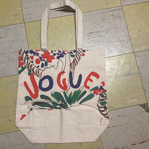 Vogue tote bag canvas brand - tote,