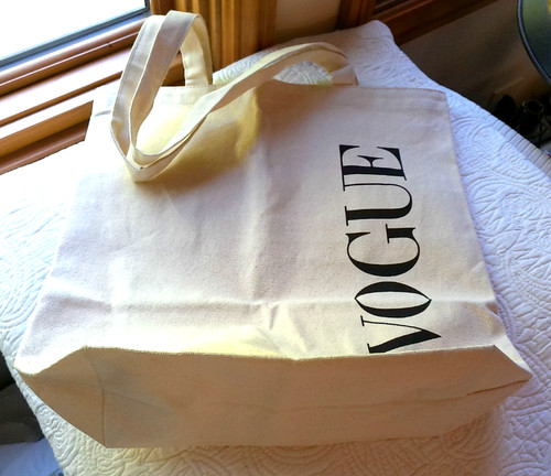 Vogue magazine canvas tote - magazine,