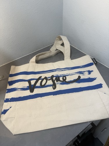 Vogue tote bag canvas new - vogue, 2025