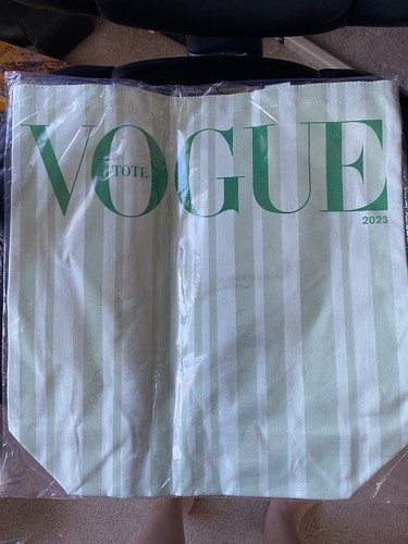 Vogue 2023 green striped - vogue,
