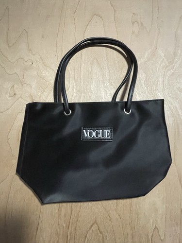 Vogue mini tote black zip - black,
