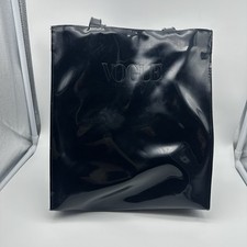 Vogue Black PVC Glossy Tote