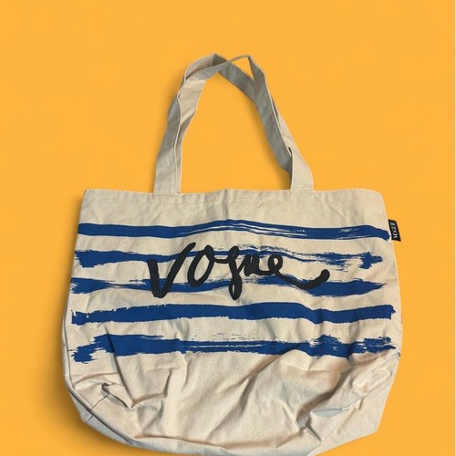 Vogue magazine tote bag cream - magazine,