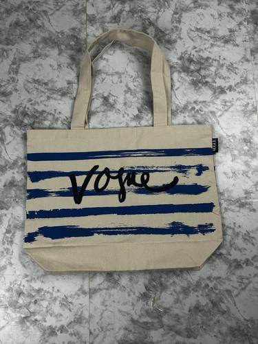 Vogue magazine blue striped - blue,